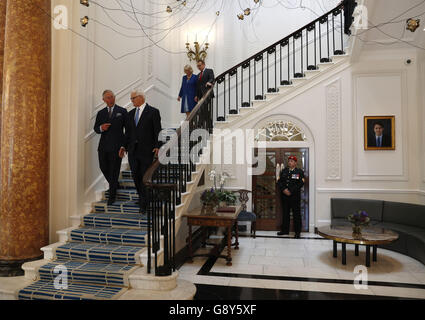 Visite royale au Canada House - Londres Banque D'Images