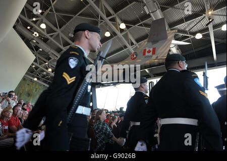 L'Ontario, Ottawa, Canada. 1er juillet 2016. Le premier ministre prononcera une allocution à la cérémonie pour le 100e anniversaire des batailles de la Somme et de Beaumont-Hamel. Credit : imagespic/Alamy Live News Banque D'Images