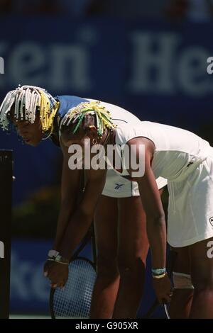 Tennis - Open d'Australie Ford - Venus Williams v Serena Williams - Melbourne Banque D'Images