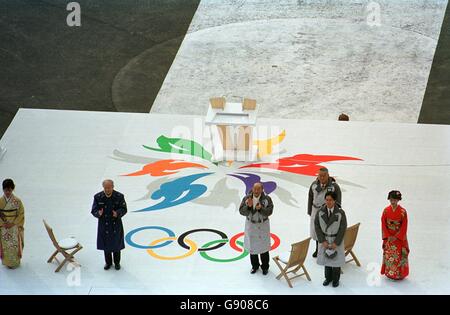 Jeux Olympiques d'hiver de Nagano - 1998 - Cérémonie d'ouverture Banque D'Images