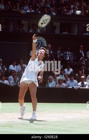 Tennis - Championnat de Wimbledon - Billie Jean King. Billie Jean King Banque D'Images