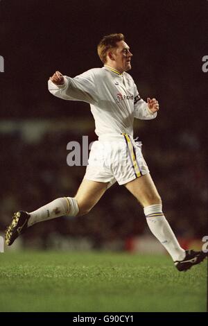 Soccer - FA Carling Premiership - Leeds United / Blackburn Rovers. David Hopkin de Leeds United Banque D'Images