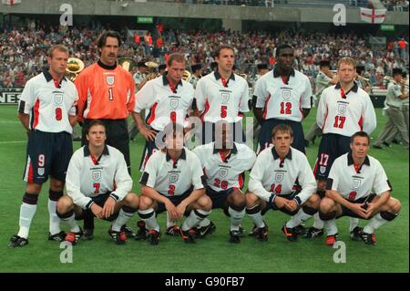 Le tournoi de football - France - France v Angleterre Banque D'Images