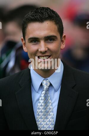 Soccer - FA Barclays Premiership - Middlesbrough / Portsmouth - The Riverside Stadium. Stewart Downing de Middlesbrough Banque D'Images