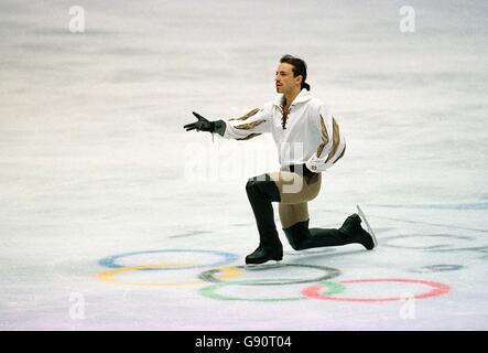 Patinage artistique - Jeux Olympiques d'hiver de Nagano - 1998 - Men's patinage libre Banque D'Images