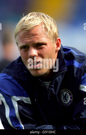 Soccer - FA Barclays Premiership - Chelsea / Arsenal - Stamford Bridge. Eidur Gudjohnsen, Chelsea Banque D'Images