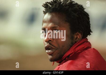 Soccer - FA Carling Premiership - West Ham United contre Arsenal. Samassi Abou, Ham Ouest Uni Banque D'Images