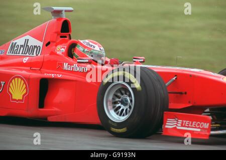 Course automobile Formula One - Grand Prix argentin. Eddie Irvine, Ferrari Banque D'Images