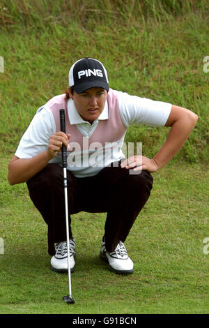 Golf - Women's British Open 2005 - Royal Birkdale. Sophie Gustafson, Suède Banque D'Images