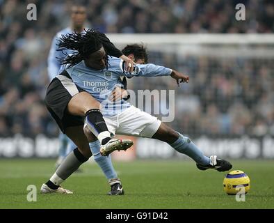 Soccer - FA Barclays Premiership - Manchester City v Blackburn Rovers - La ville de Manchester Stadium Banque D'Images