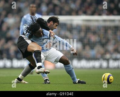 Soccer - FA Barclays Premiership - Manchester City v Blackburn Rovers - La ville de Manchester Stadium Banque D'Images