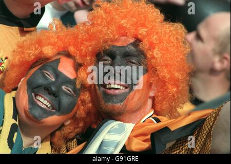 Soccer - mi-finale de la coupe Littlewoods FA Cup - Wolverhampton Wanderers / Arsenal. Fans de loups Banque D'Images