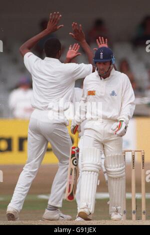 Cricket - Cinquième Cornhill Test Match - Angleterre v Antilles - Trent Bridge Banque D'Images