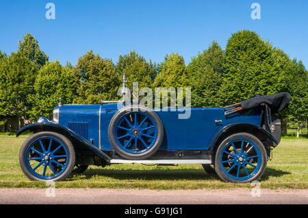 1920 Peugeot voiture vintage Français - France. Banque D'Images