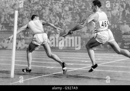 Athlétisme - Jeux Olympiques de Los Angeles 1932 - Men's 4x400 mètres relais - Dernière Banque D'Images