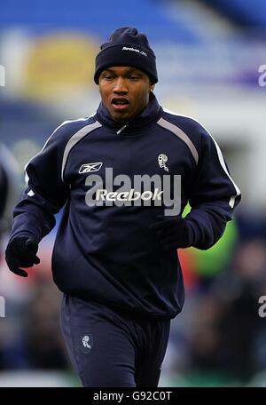 Soccer - FA Barclays Premiership - Everton / Bolton Wanderers - Goodison Park. El-Hadji Diouf, Bolton Wanderers Banque D'Images