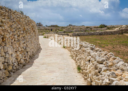 Laferla cross près de siggiewi sur l'île de Malte. Banque D'Images