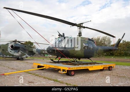 L'armée allemande de l'hélicoptère Huey UH-1D. Banque D'Images