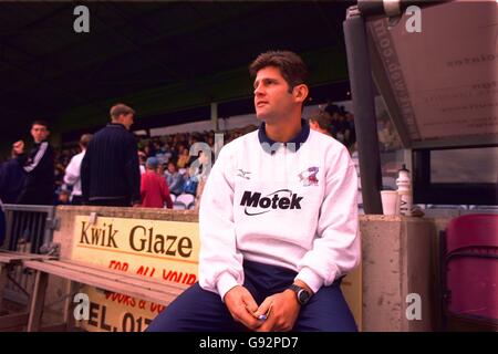 Football - amical - Scunthorpe United / Nottingham Forest.Brian Laws, directeur de Scunthorpe United Banque D'Images