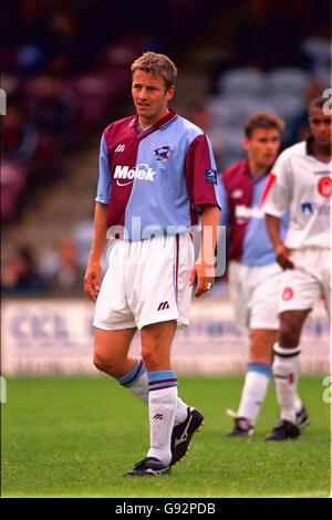 Football - amical - Scunthorpe United / Nottingham Forest. Gary Bull, Scunthorpe United Banque D'Images