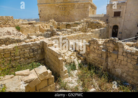 Ir-Rabat, Victoria, Ghawdex - capitale de l'île maltaise de Gozo, îles de la mer Méditerranée Banque D'Images