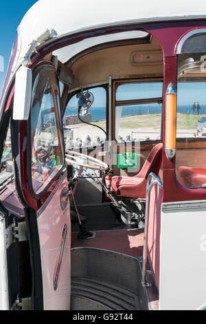 Leyland Tiger cub 1958 coach vintage à corps ternaires Banque D'Images