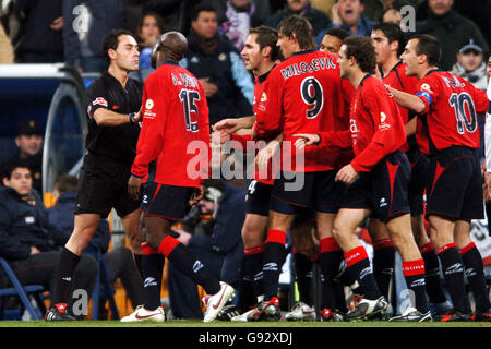 - Football - Ligue Espagnol Primera Osasuna v Real madrid - Santiago Bernabeu Banque D'Images