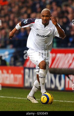 Football - FA Barclays Premiership - Bolton Wanderers / Liverpool - The Reebok Stadium. El-Hadji Diouf, Bolton Wanderers Banque D'Images