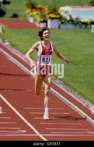 Athlétisme - Jeux du Commonwealth 1986 - stade de Meadowbank, Édimbourg Banque D'Images