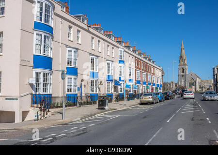 Angleterre Weymouth Dorset hôtels bord de mer Banque D'Images