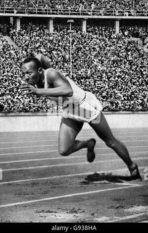 Athlétisme - Jeux Olympiques de Berlin 1936 - Finale 200m Hommes Banque D'Images