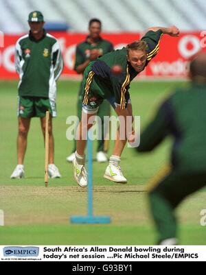 Cricket - Cinquième Cornhill Test - Angleterre v Afrique du Sud - Headingley - filets de l'Afrique du Sud Banque D'Images