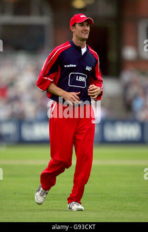 Cricket - Twenty20 Cup - Lancashire Lightning et Derbyshire Scorpions - Old Trafford. Mark Chilton, Lancashire Lightning Banque D'Images