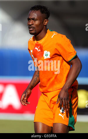 Football - Coupe d'Afrique des Nations 2006 - Groupe A - Maroc v Côte d'Ivoire - Stade International du Caire Banque D'Images