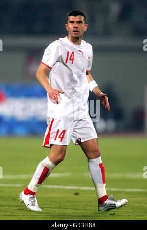 Football - coupe d'Afrique des Nations 2006 - Groupe C - Tunisie / Zambie - Stade Harras El-Hedoud. Adel Chedli, Tunisie Banque D'Images