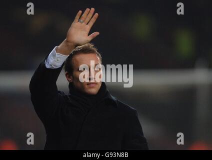 Soccer - FA Barclays Premiership - West Ham United v Fulham - Boleyn Ground. Dean Ashton, le nouveau doyen de la signature de West Ham United Banque D'Images