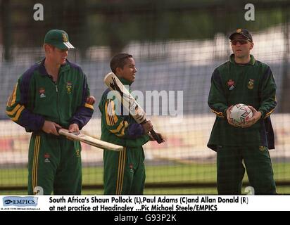 Cricket - Cinquième Cornhill Test - Angleterre v Afrique du Sud - Headingley - filets de l'Afrique du Sud Banque D'Images