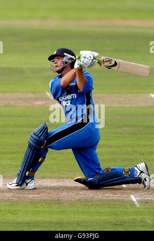 Cricket - Twenty20 Cup - Lancashire Lightning / Durham dynamos - Old Trafford. Gordon Muchall, Durham dynamos Banque D'Images