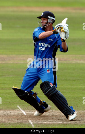 Cricket - Twenty20 Cup - Lancashire Lightning / Durham dynamos - Old Trafford. Gordon Muchall, Durham dynamos Banque D'Images