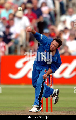 Cricket - Twenty20 Cup - Lancashire Lightning / Durham dynamos - Old Trafford. Nathan Astle, Durham dynamos Banque D'Images