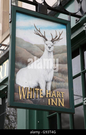 White Hart Inn Pub, Grassmarket, Édimbourg, Écosse Banque D'Images