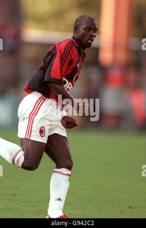 Football - amical - Standard Liège / AC Milan. George Weah, AC Milan Banque D'Images