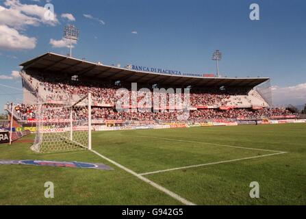 Football italien - série A - Piacenza / Lazio. Stade Galleana, stade de Piacenza Banque D'Images