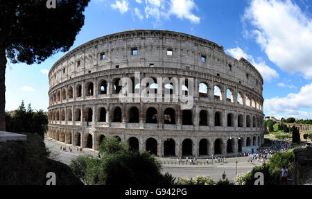 Rome, Italie. Colisée photo panoramique. Photo par Paul Heyes, mercredi 01 juin, 2016. Rome, Italie. Photo par Paul Heyes, Mer Banque D'Images