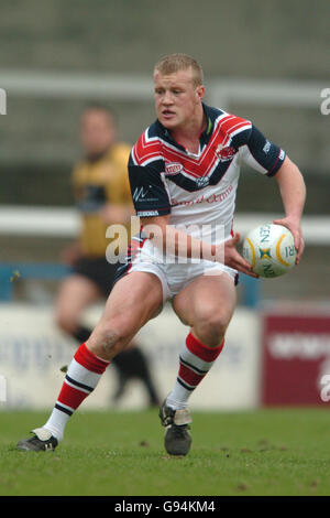 Rugby League - Powergen Challenge Cup - Fourth Round - Rochdale Hornets / Salford Reds - Spotland. Luke Robinson, Salford City Reds Banque D'Images