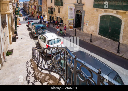 La Valette, Malte - Mai 05, 2016:dans les rues et ruelles de La Valette, Malte Banque D'Images