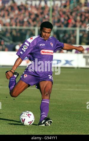 Football italien - série A - Sampdoria v Fiorentina. Airton Oliveira, Fiorentina Banque D'Images