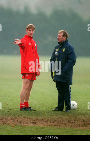 Football - Nottingham Forest Training Banque D'Images