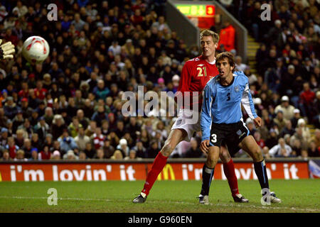 Football - match amical - Angleterre v Uruguay - Anfield Banque D'Images