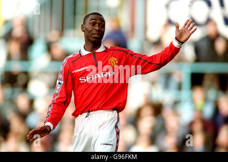 Football - FA Carling Premiership - Coventry City / Manchester United. Andy Cole, Manchester United Banque D'Images